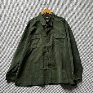 NWOT Bruno sueded button down